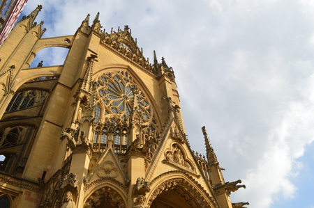 Cathédrale Saint-Etienne in Metzの写真素材