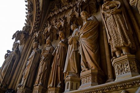 Cathédrale Saint-Etienne in Metzの写真素材