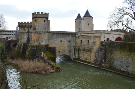 Porte des Allemands in Metzの写真素材