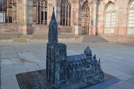 Miniature Cathédrale Notre-Dame de Strasbourgの写真素材