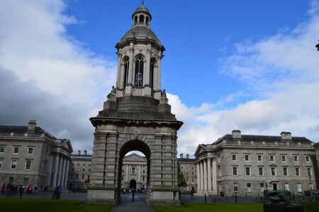 Trinity college in Dublinのeditorial素材