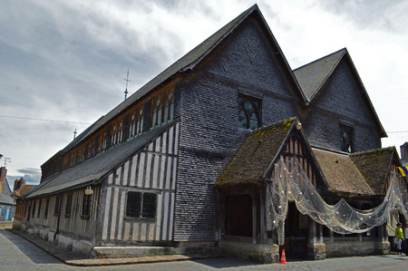 Honfleur in Normany, Franceのeditorial素材