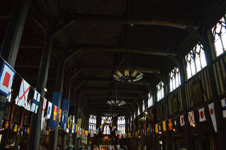 Honfleur in Normany, Franceの写真素材