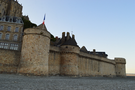 The Mont-Saint-Michel in Normandyのeditorial素材