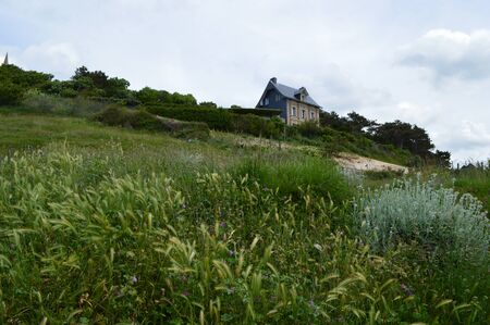 Etretat in Normandy, Franceの写真素材