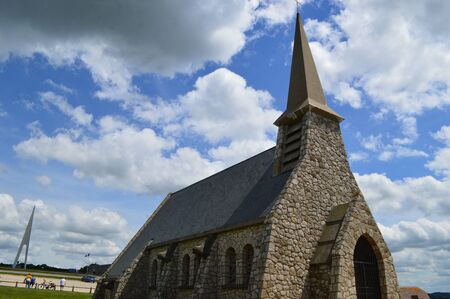 Etretat in Normandy, Franceの写真素材