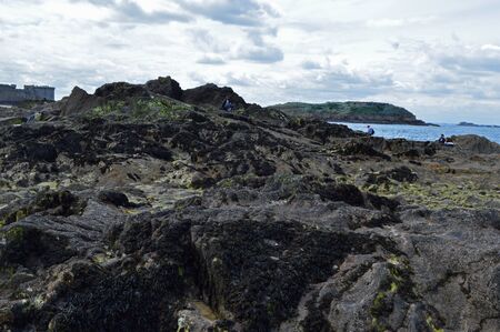 Saint-Malo in Normandy, Franceの写真素材