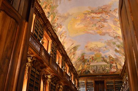 The Strahov Monastery and Library in Pragueのeditorial素材