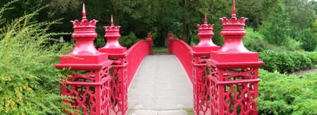 The red bridgeの写真素材