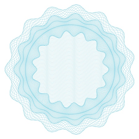 Guilloche rosetteのイラスト素材