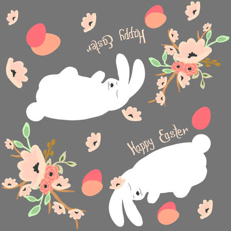 Easter seamless patternのイラスト素材