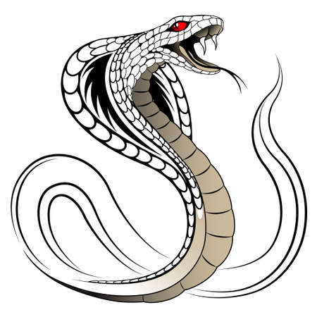 Vector Snake, Cobraのイラスト素材