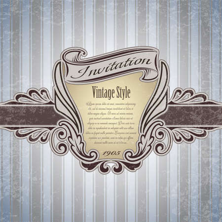 Vintage frameのイラスト素材