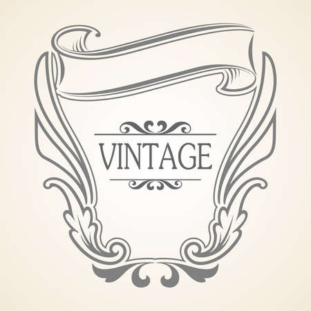  Vintage frameのイラスト素材