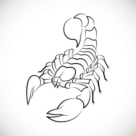 Abstract scorpionのイラスト素材