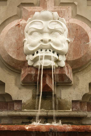 Fountain in a central square of Sevilla, front of the cathedral and the Giralda. Spainの写真素材