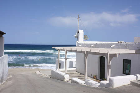 Village of Las Negras, Almeria, Andalusia, Spainの写真素材