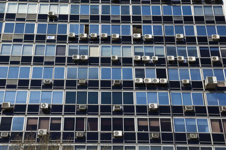 Closeup facade office building  Picture as background の写真素材