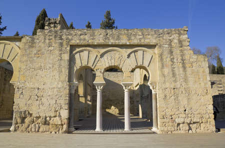 Madinat Al-Azahra or Medina Azahara  Cordoba  Andalusia  Spain の写真素材