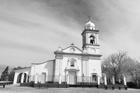 Spanish Colonial Chapel, in the province of Rio Black, Uruguay 