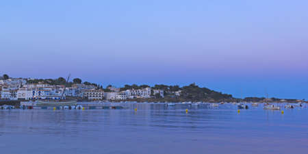 View of a typical whitewashed village of  Spanish Mediterranean  catalonia,の写真素材