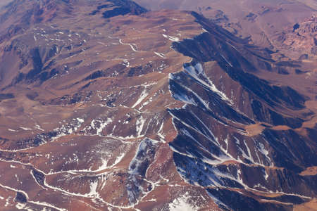 Range of the Andes between Argentina and Chileの写真素材