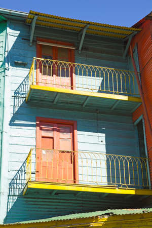 Caminito, a traditional alley, of great cultural and tourism, in the district of La Boca in Buenos Aires, Argentina の写真素材
