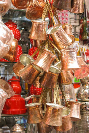 craft and Household Products in the Exterior Grand Bazaar in Istanbulの写真素材