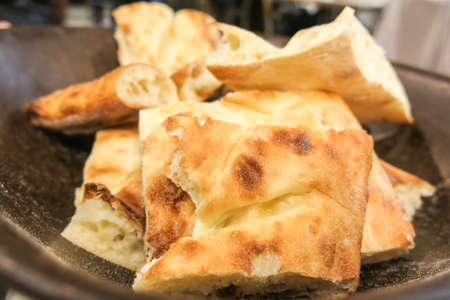 Slices pita bread, Popular food in Turkey.