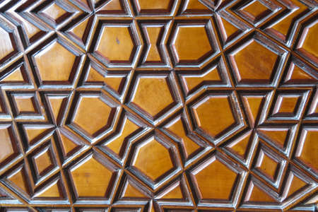 Door detail of The Blue Mosque, (Sultanahmet Camii), Istanbul, Turkey.