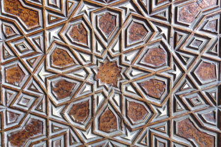 Door detail of The Blue Mosque, (Sultanahmet Camii), Istanbul, Turkey.の写真素材