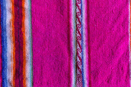 Traditional andean tapestry from northern Argentina and Bolivia.の写真素材