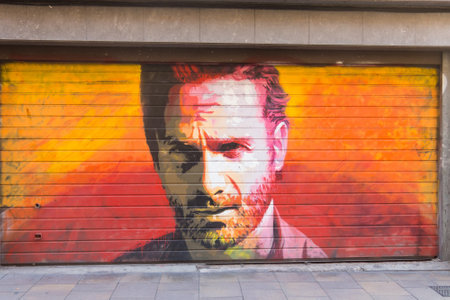 BARCELONA - SEP 2: Tribute to the actor Andrew Lincoln on September 2, 2017 in Barcelona, Spain. The actor plays Rick Grimes, on the AMC The Walking Dead TV series.のeditorial素材