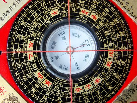 Feng shui compass (Luopan)の写真素材