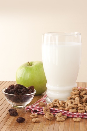 Healthy breakfast for a balanced dietの写真素材