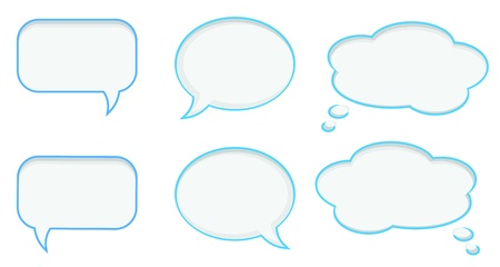 Speech bubblesのイラスト素材