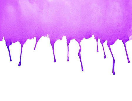 Abstract watercolor leaking on a white backgroundの写真素材