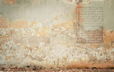 Brick grunge wall backgroundの写真素材