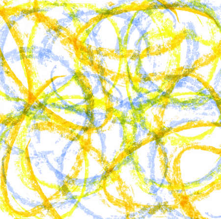 Colorful pencils painted backgroundの写真素材