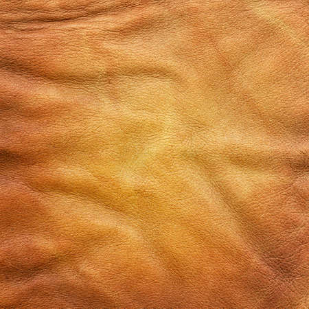 Brown leather texture close up