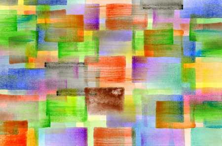 Colorful watercolor designed art,mosaic backgroundの写真素材