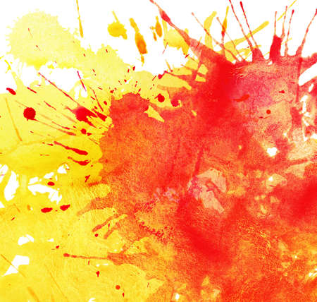 Abstract watercolor splashesの写真素材