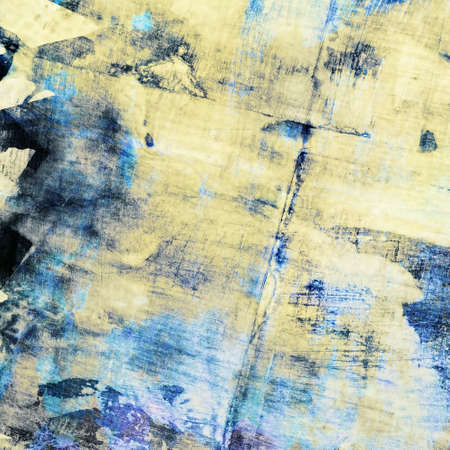 abstract grunge blue and yellow color background