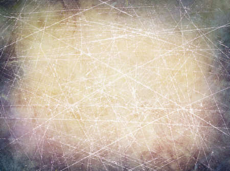 Old grunge scrached paper textureの写真素材