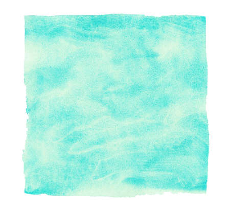 Abstract turquoise watercolor background. Design elementの写真素材