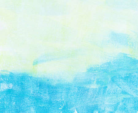 Abstract painted watercolor sea, water の写真素材