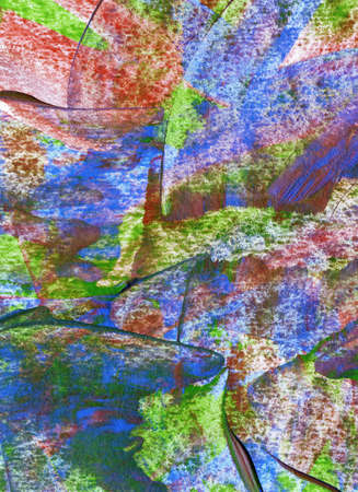 Beautiful colorful abstract oil painting