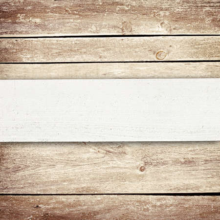 Old brown wooden planks texture with white plankの写真素材