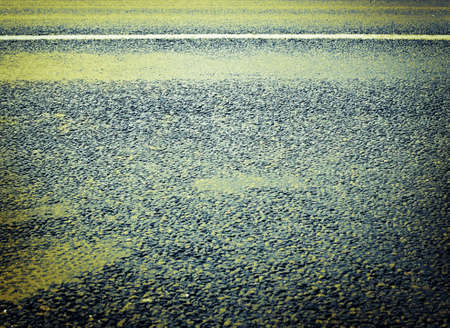 Asphalt road texture with stripesの写真素材