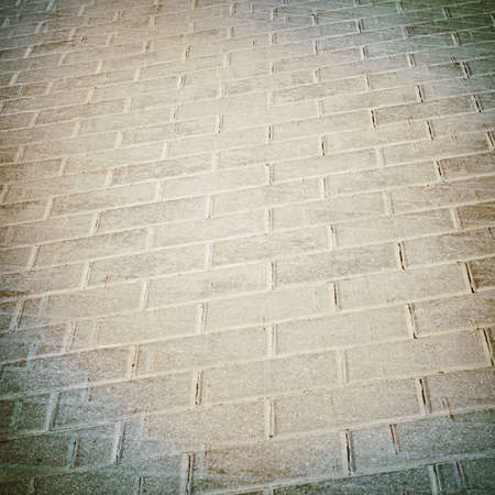Abstract brick pavement background.の写真素材